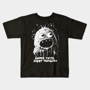 ≈ Black Moth Super Rainbow Retro Fan Design ≈ Kids T-Shirt